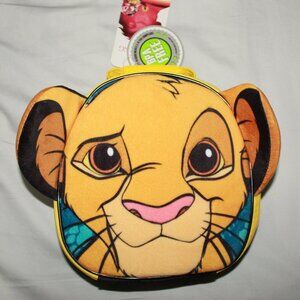 NWT Disney's The Lion King Simba Soft Plush Zipper Kids Lunch Box